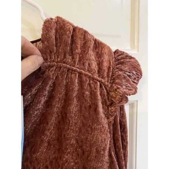 Tanya Taylor Lucy Top Crushed Velvet Size Large MSRP $365 NWT Sold Out!! - Picture 7 of 10